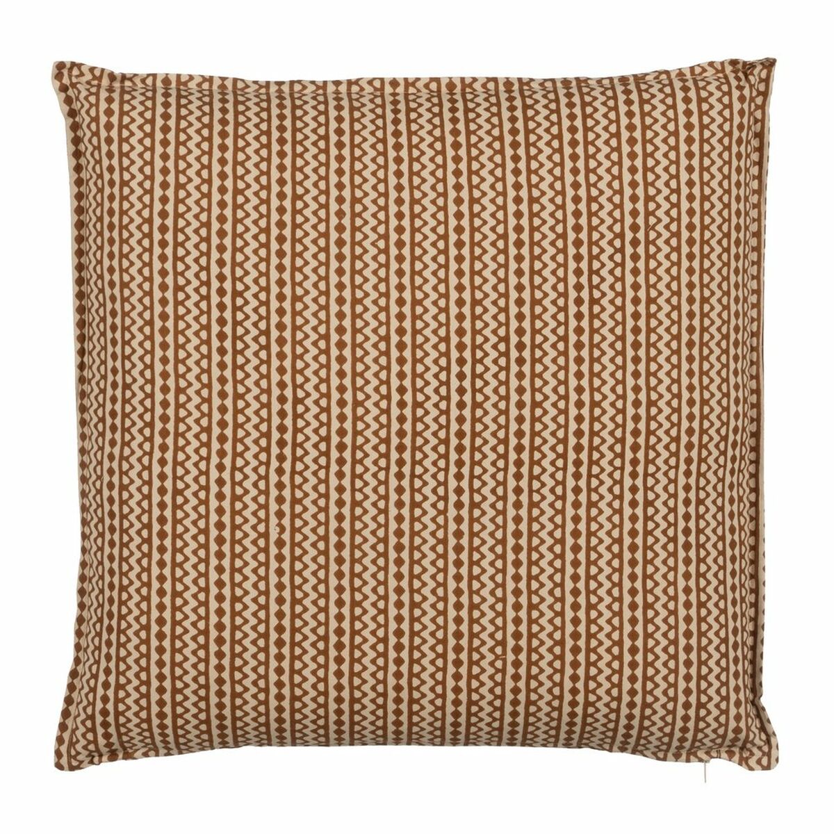 Kissen Baumwolle Braun Beige 50 x 50 cm