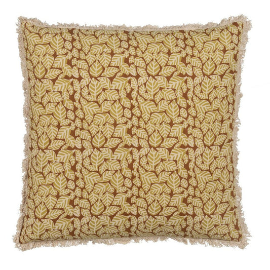 Kissen Baumwolle Braun Beige 50 x 50 cm