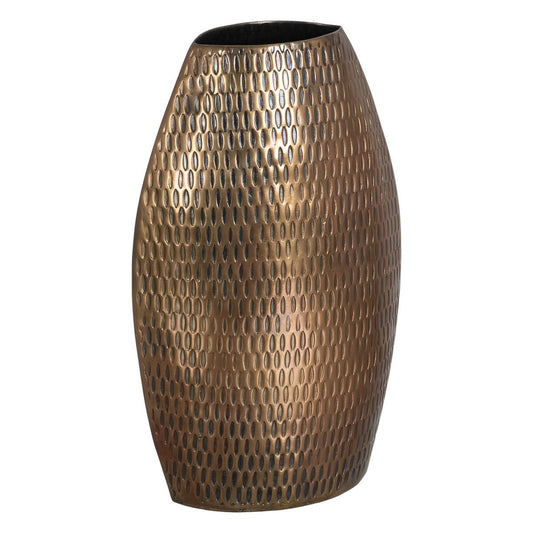 Vase Gold Aluminium 10 x 21 x 33 cm