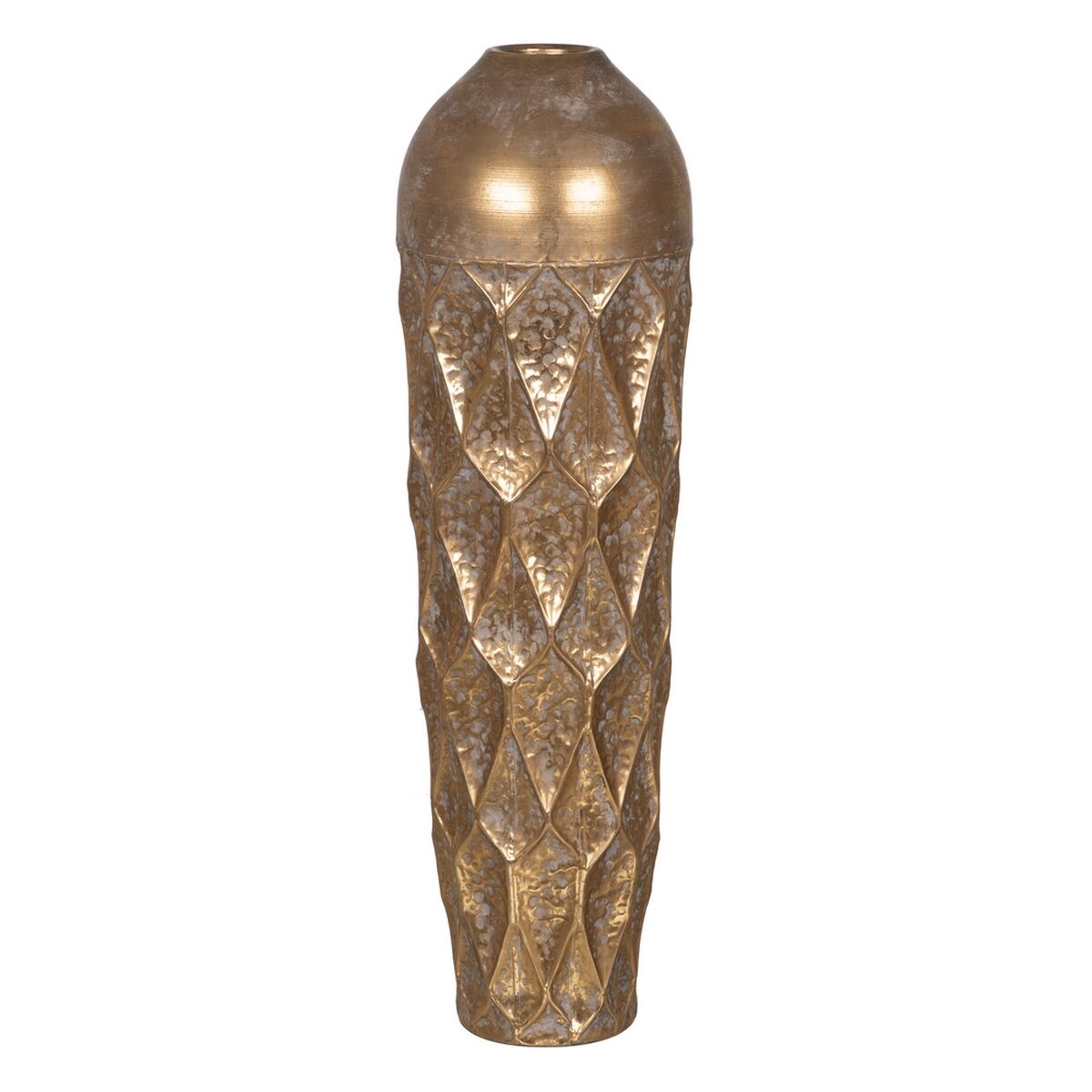 Vase Gold Eisen 25 x 25 x 85 cm