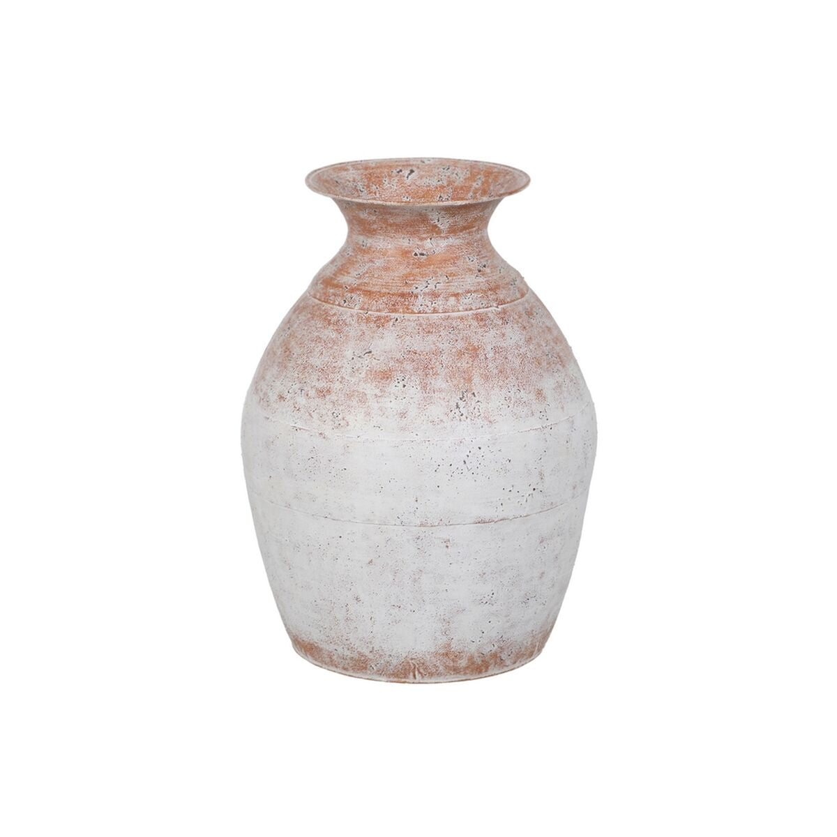 Vase Weiß Eisen 27,5 x 27,5 x 36,5 cm