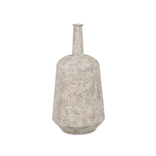 Vase Creme Eisen 20 x 20 x 40,5 cm