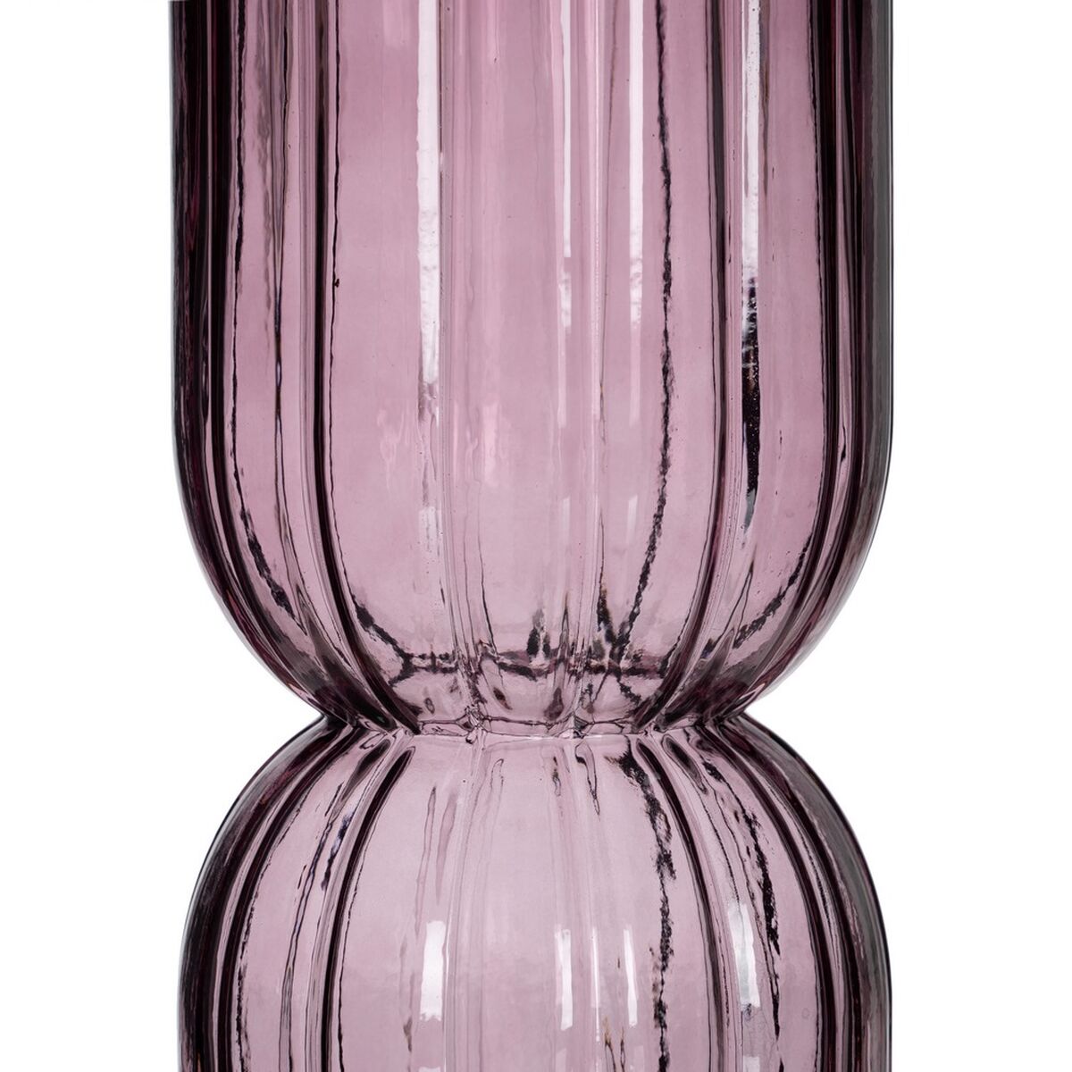 Vase Violett Kristall 12 x 12 x 30 cm