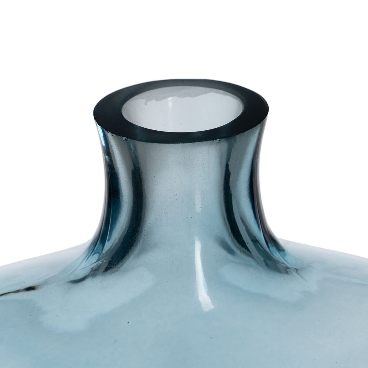 Vase Blau Kristall 18 x 7,5 x 21,5 cm