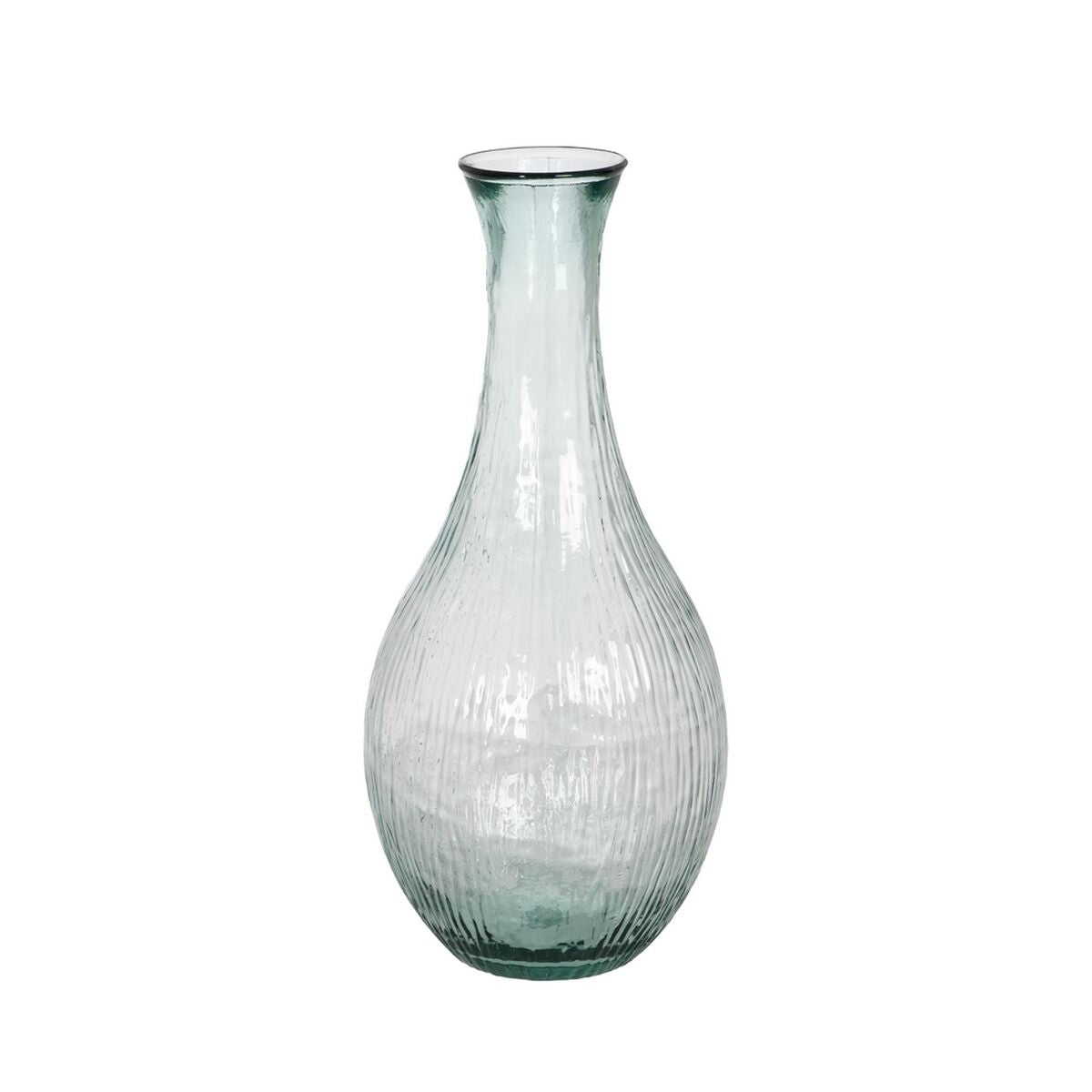 Blumenvase WE CARE Beige Recyceltes Glas 34 x 34 x 75 cm