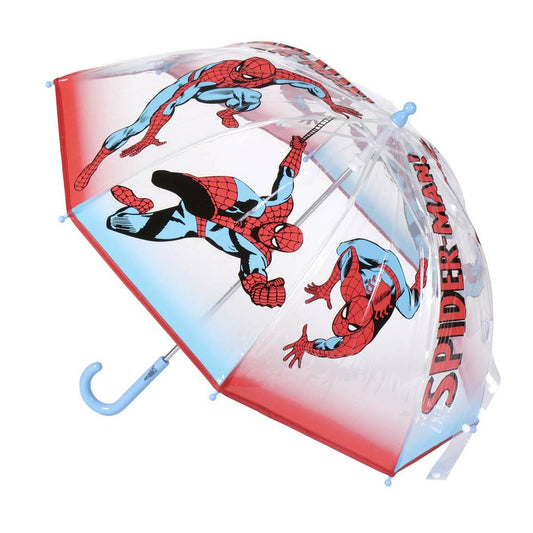 Regenschirm Spider-Man Ø 71 cm Blau Rot PoE 45 cm