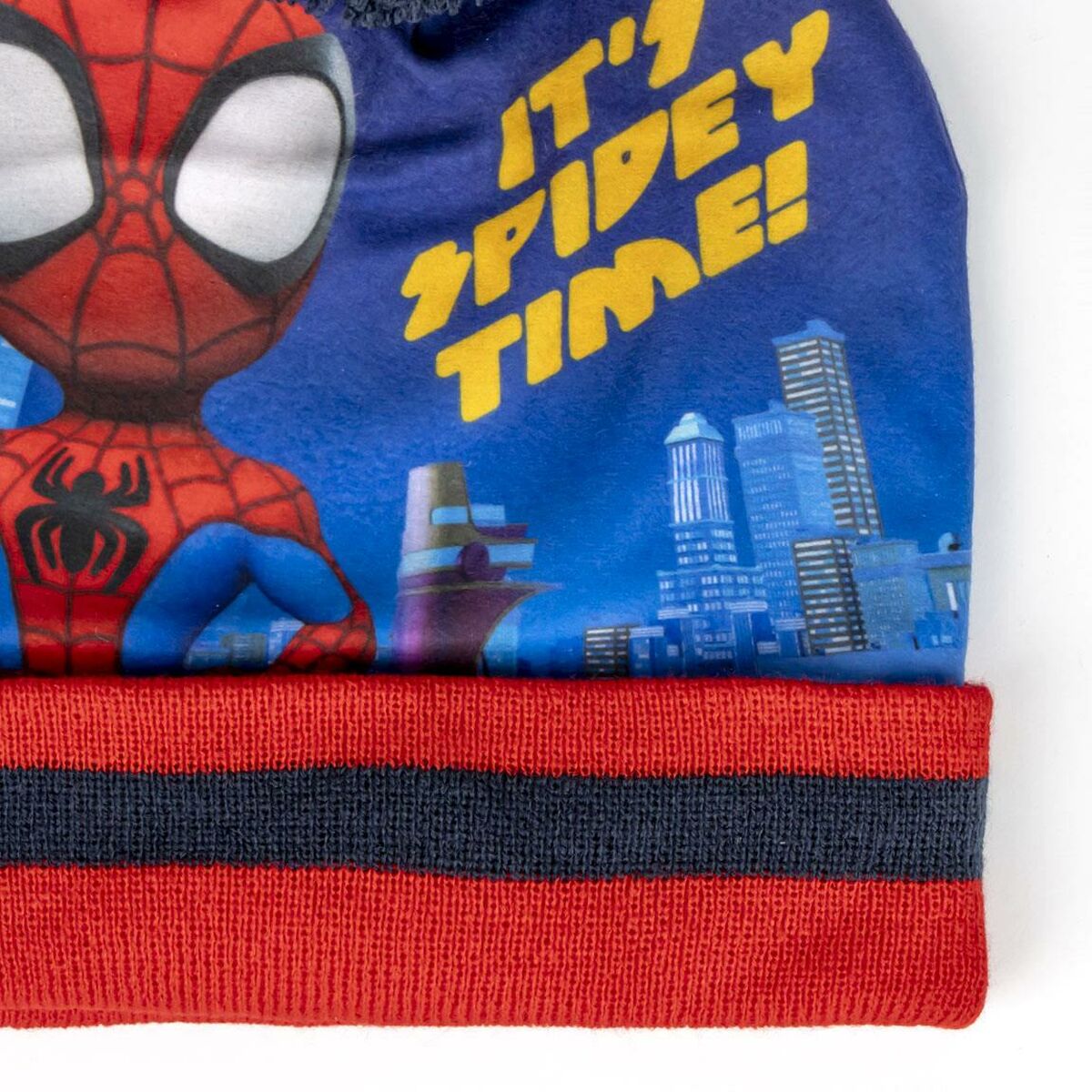 Mütze und Handschuhe Spidey Hellblau