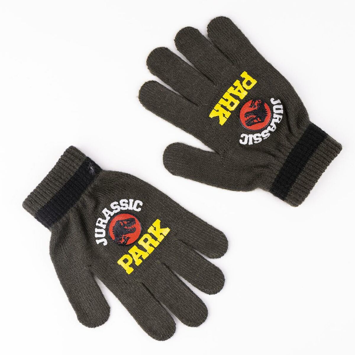 Handschuhe Jurassic Park Dunkelgrau