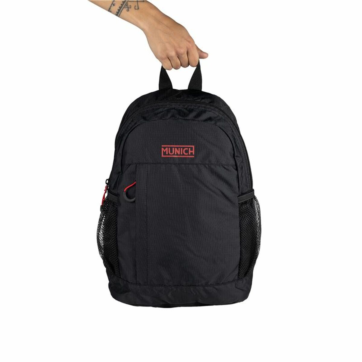 Lässiger Rucksack Munich Gym Sports 2.0 Slim Schwarz