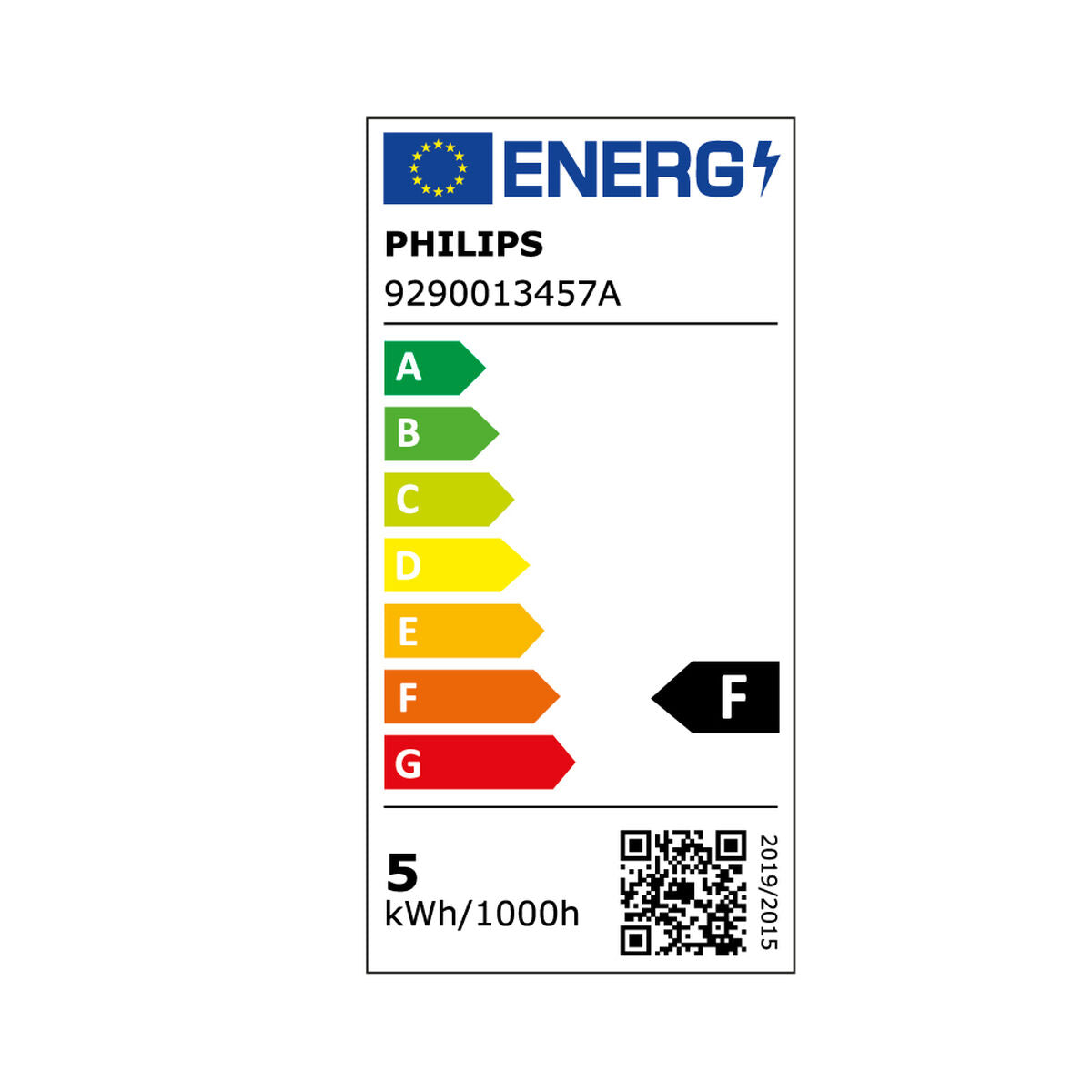 LED-Lampe Philips F 40 W 4,3 W E27 470 lm 4,5 x 8,2 cm (2700 K)