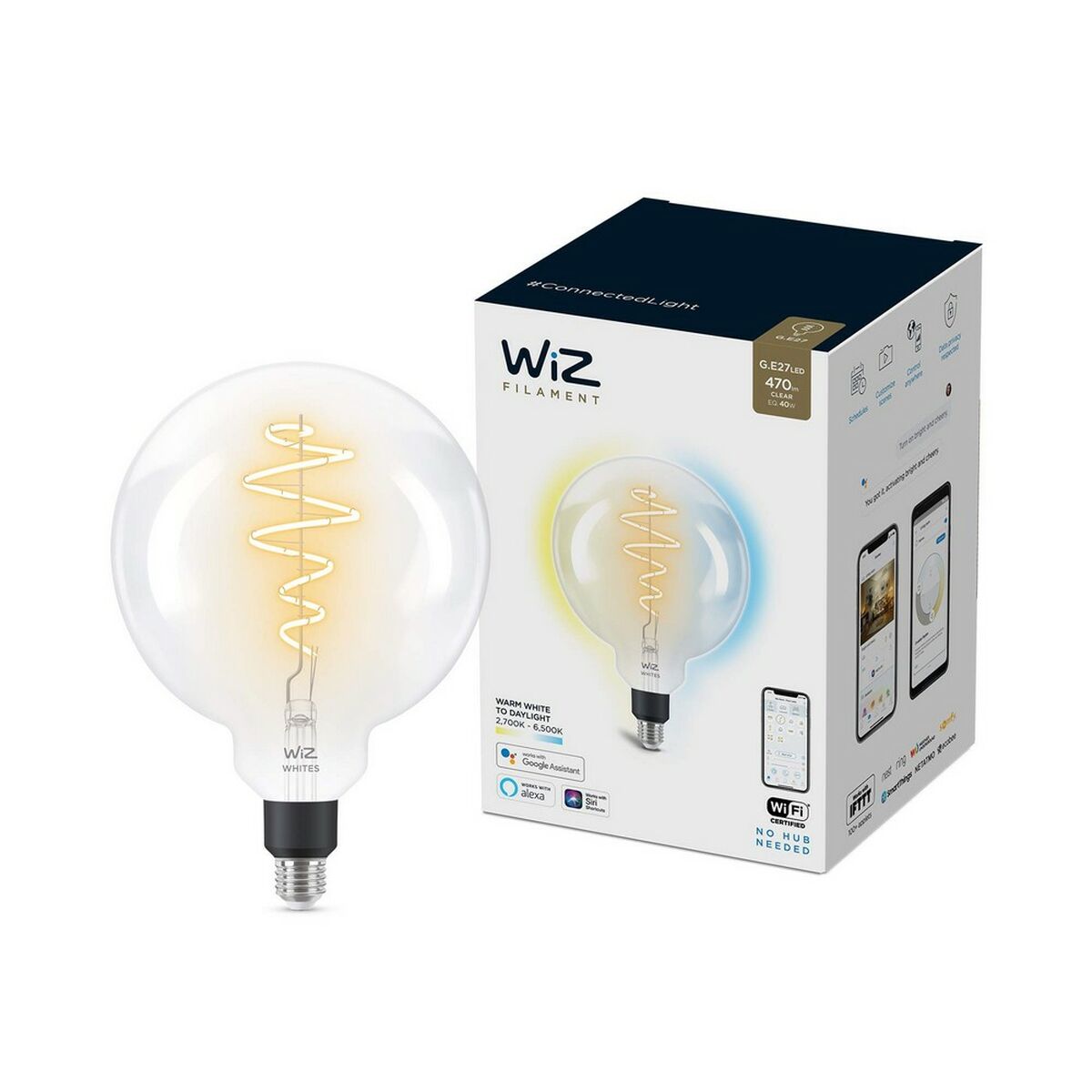 LED-Lampe Ledkia ‎Filament E27 40 W