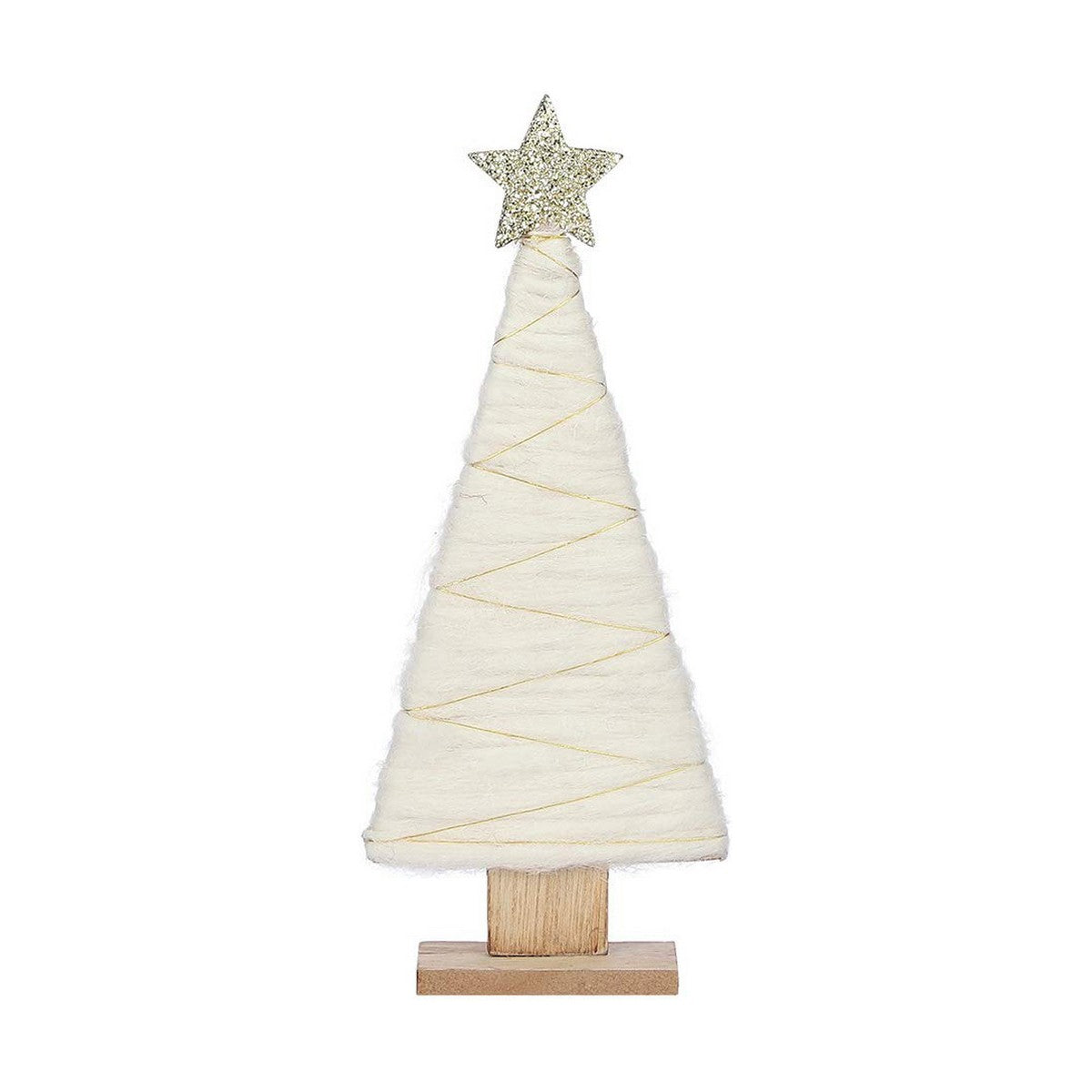 Weihnachtsbaum Black Box Holz Weiß (13 x 5 x 31 cm)