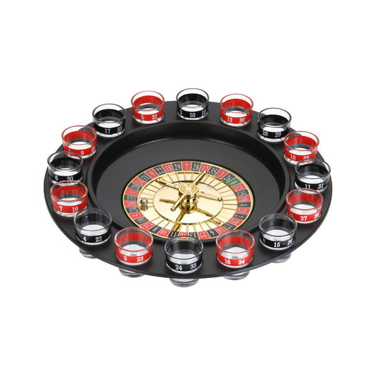 Trinkspiel Casino Roulette 90267 18 pcs Glas