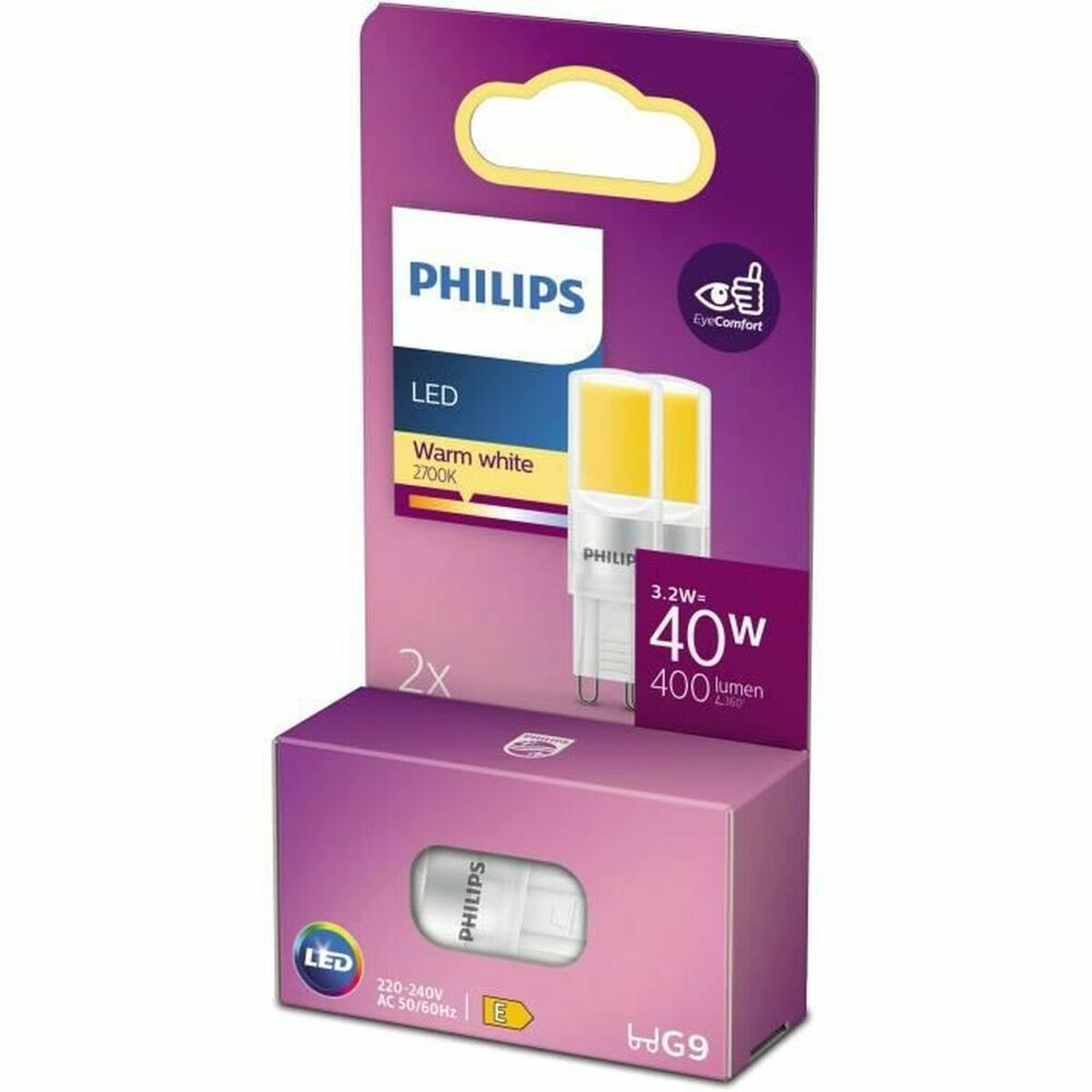 LED-Lampe Philips Capsule 40 W G9 (2 Stück)