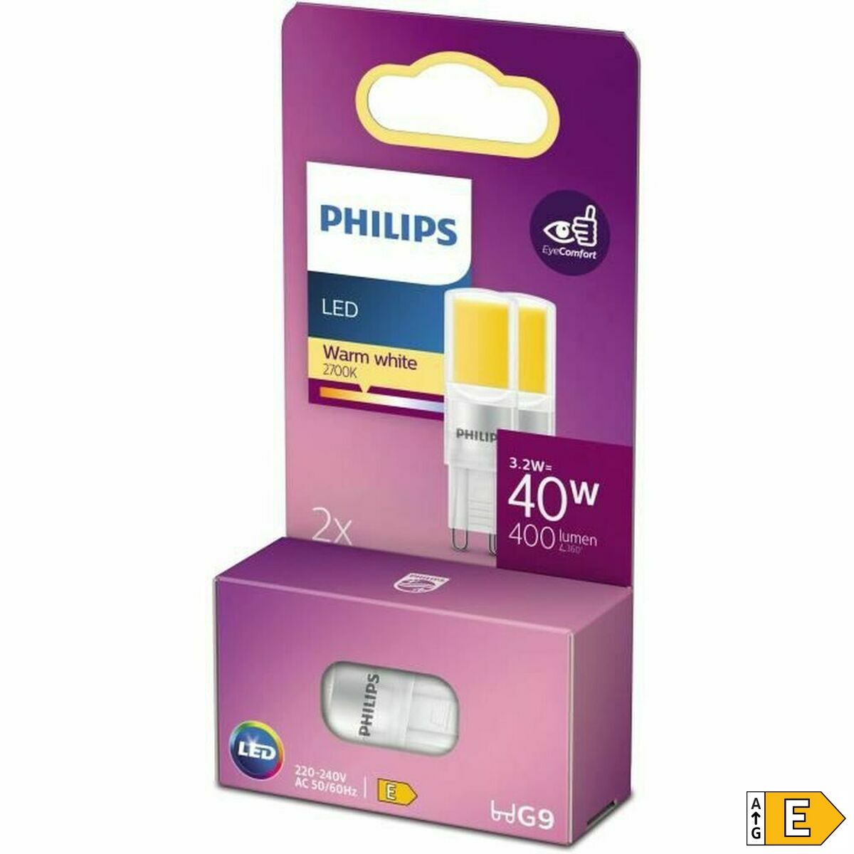 LED-Lampe Philips Capsule 40 W G9 (2 Stück)