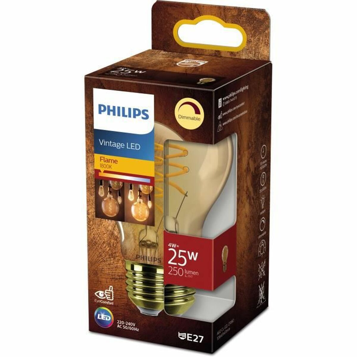 LED-Lampe Philips Bombilla (regulable) 25 W