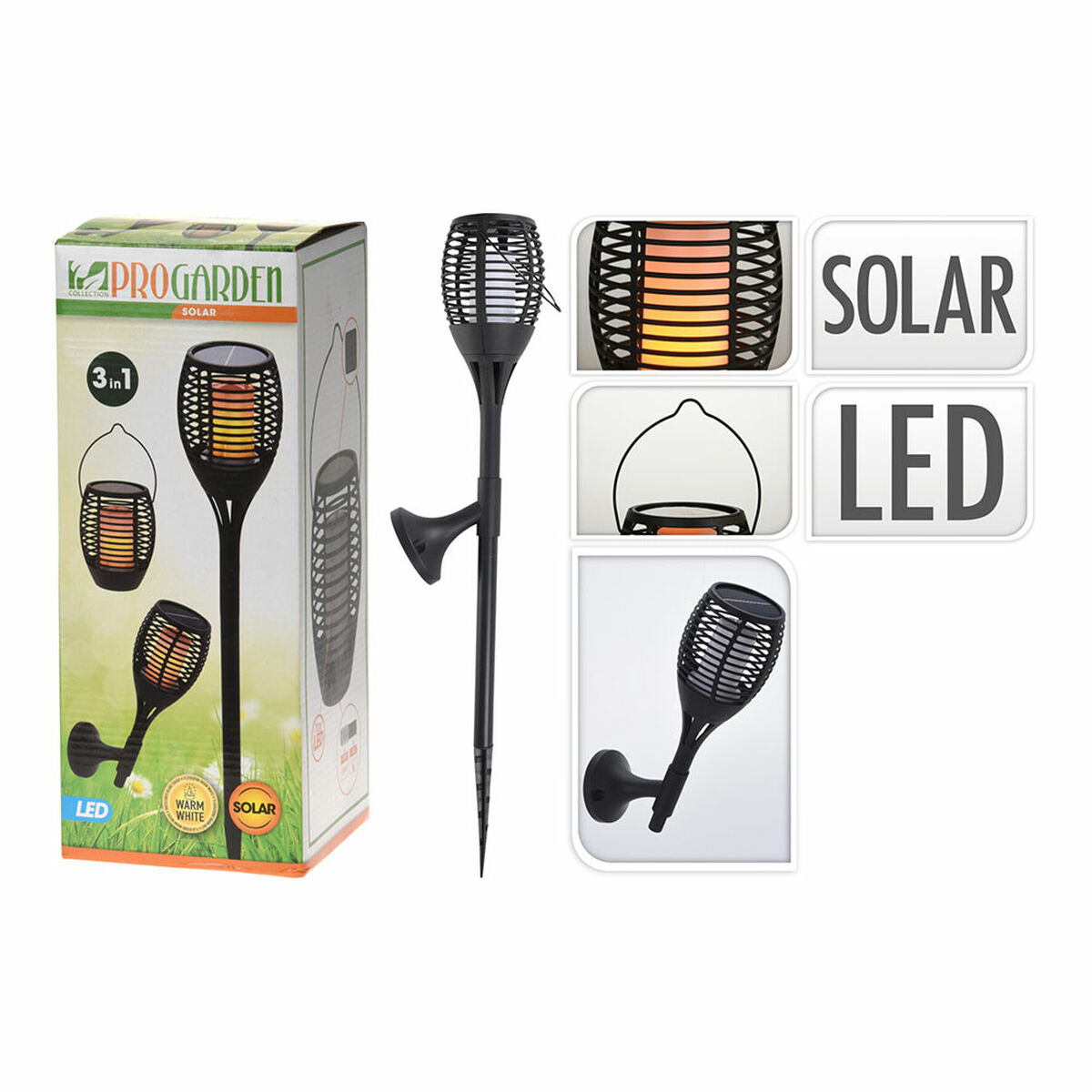 Gartenfackel LED Solar Multiposition