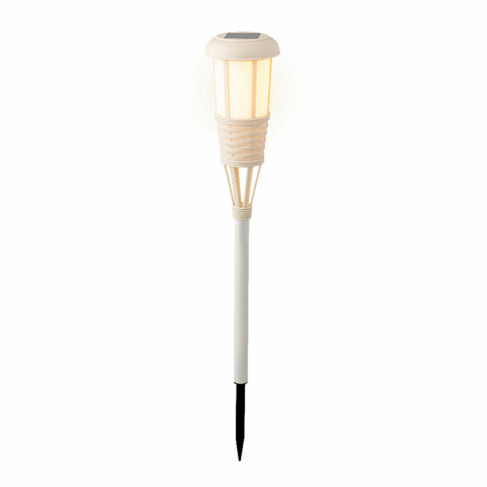 Gartenfackel Lumineo Solar Weiß korb 61 x 10 cm