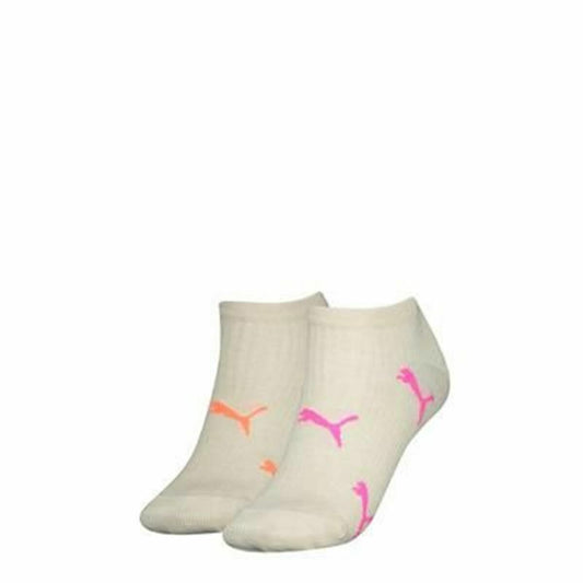 Sportsocken Puma Cat Logo Sneaker Weiß