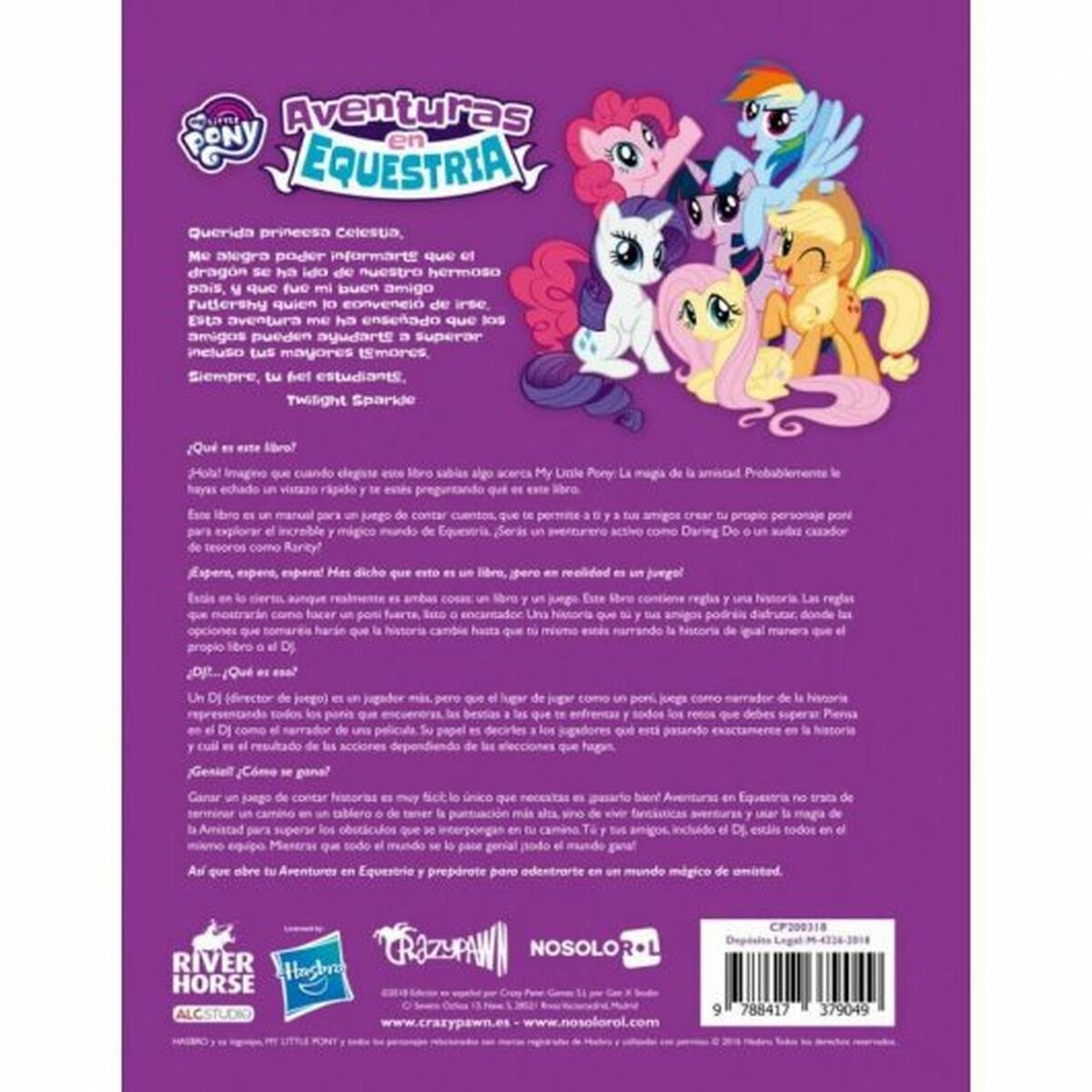 Märchenerzähler Crazy Pawn My Little Pony: Aventuras en Equestria