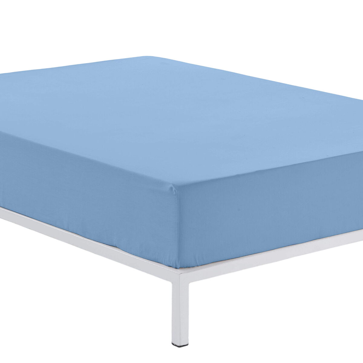 Spannbetttuch Alexandra House Living Blau Klar 160 x 190/200 cm