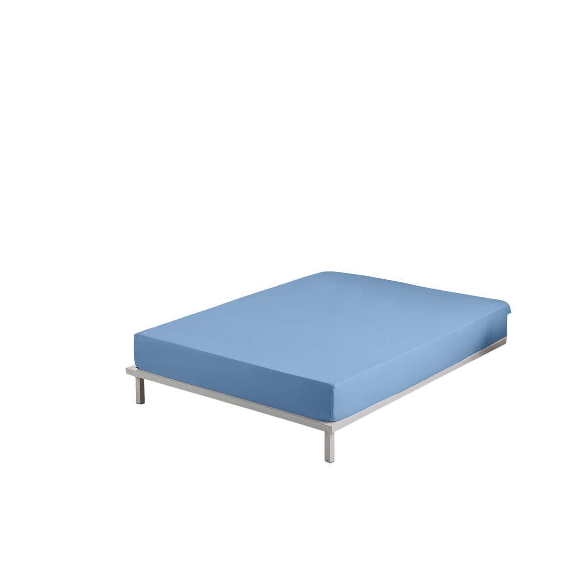 Spannbetttuch Alexandra House Living Blau Klar 160 x 190/200 cm