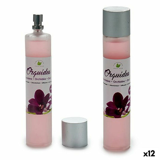 Duftspray Orchidee Kunststoff Glas (100 ml) (12 Stück)