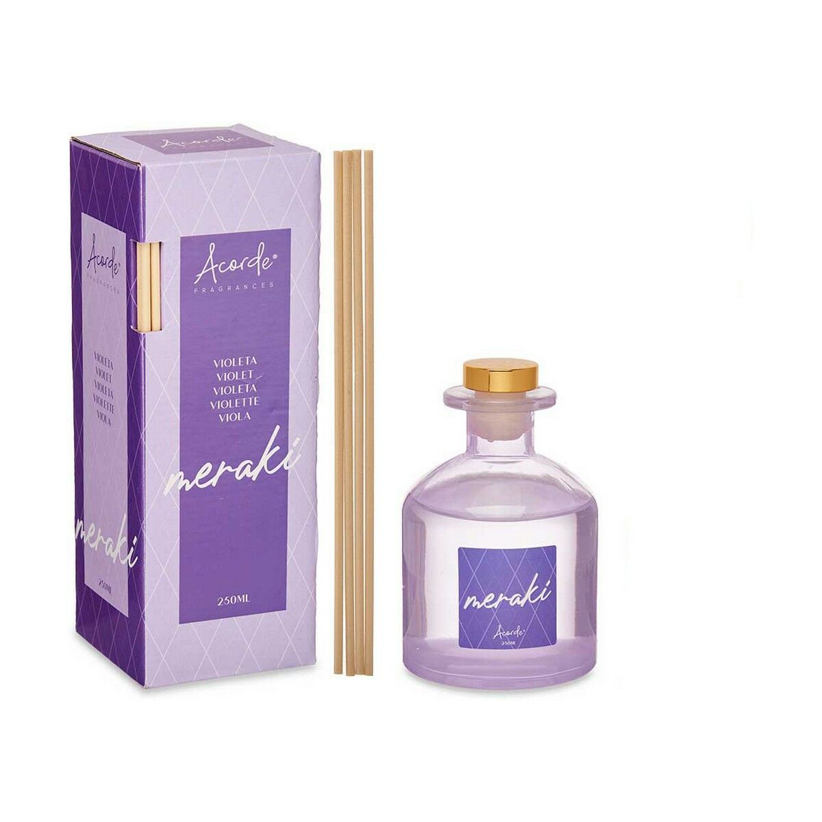 Parfümierte Stäbe Violett (250 ml) (6 Stück)