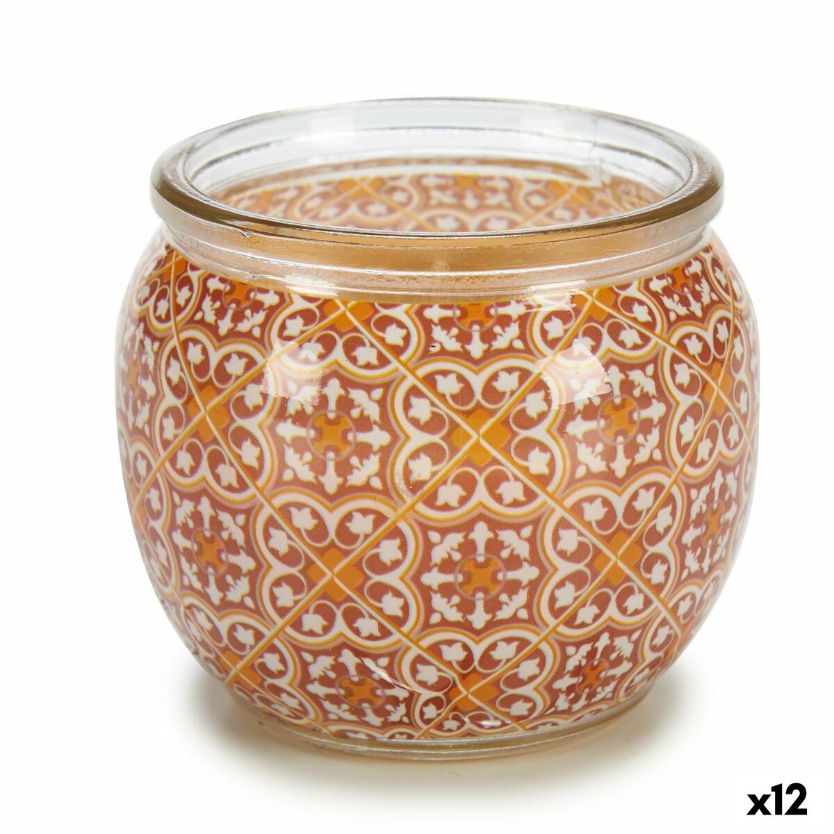 Duftkerze Orientalisch 7,5 x 6,3 x 7,5 cm (12 Stück)