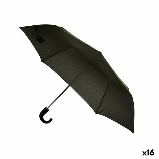 Regenschirm Schwarz Metall Stoff 100 x 100 x 62 cm (16 Stück)