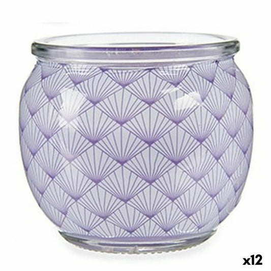 Duftkerze Lavendel 7,5 x 6,3 x 7,5 cm (12 Stück)