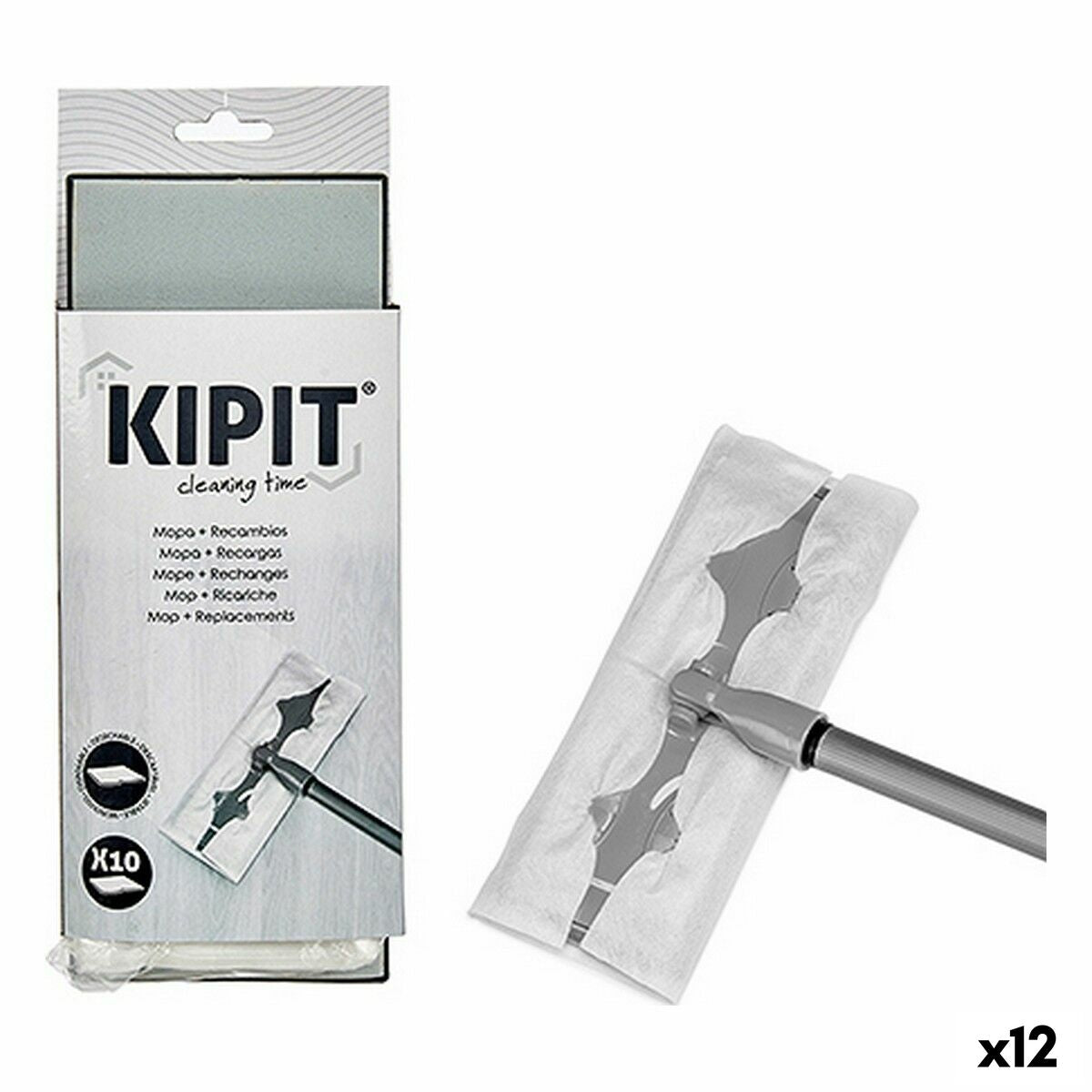 Mop-Nachfüllpackungen Kunststoff TNT (Non Woven) 25,5 x 10 x 7 cm (12 Stück)