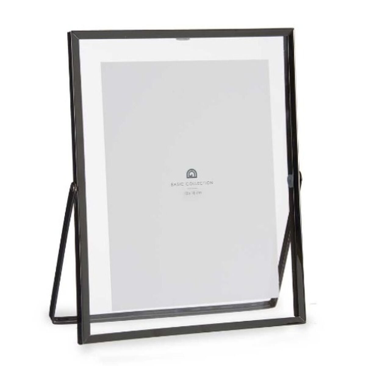 Fotorahmen Schwarz Metall Glas Kunststoff 18,5 x 1 x 23 cm (12 Stück)