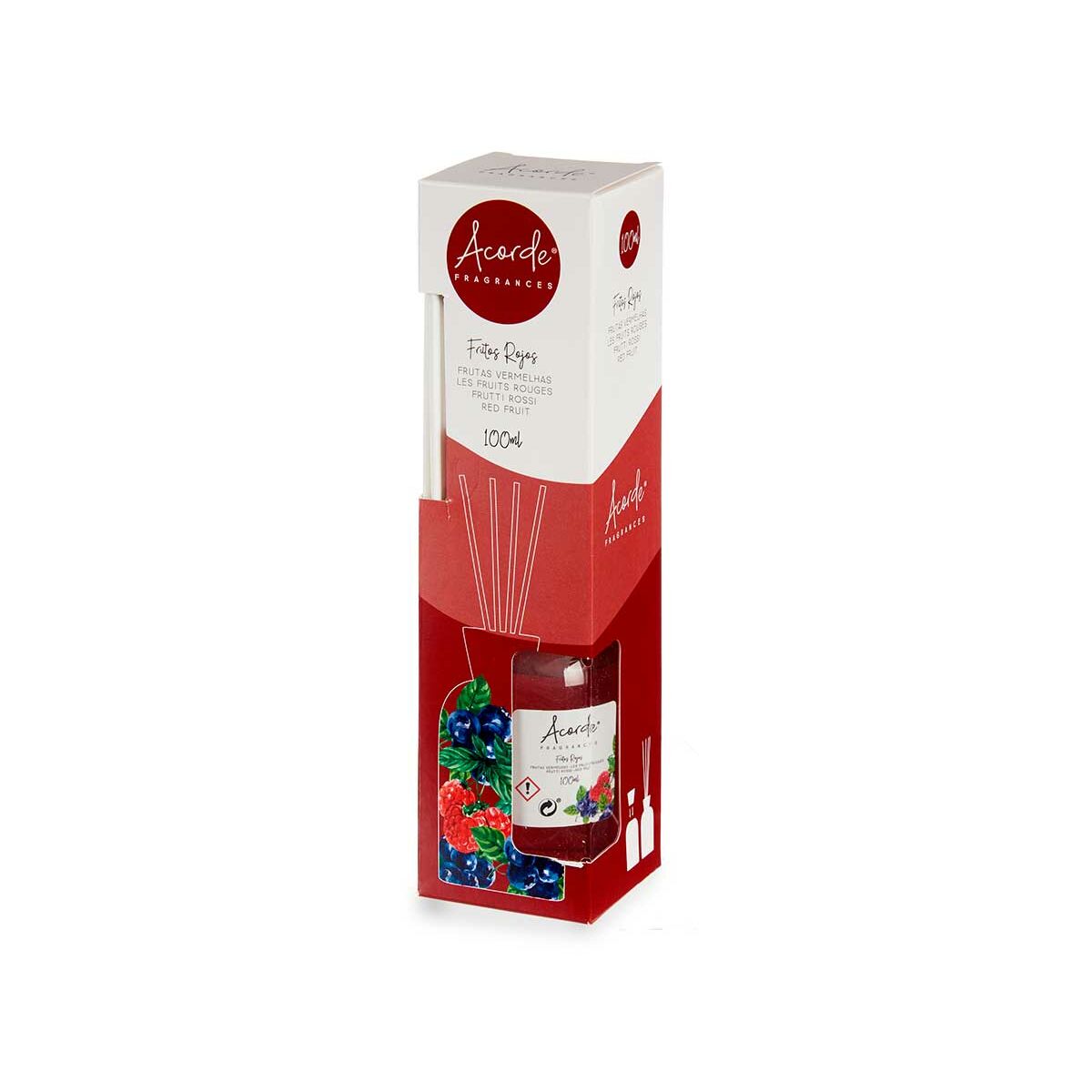 Parfümierte Stäbe Rote Früchte 100 ml (12 Stück)