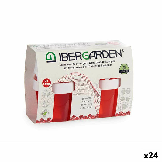 Lufterfrischer-Set Gel Geranie (24 Stück)