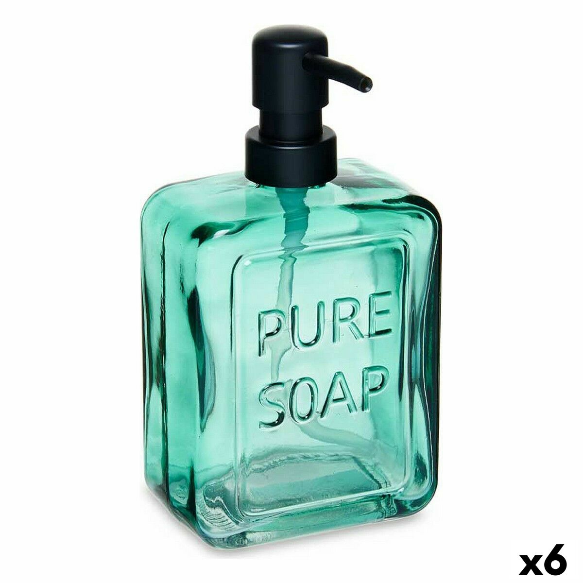 Seifenspender Pure Soap Kristall grün 570 ml (6 Stück)