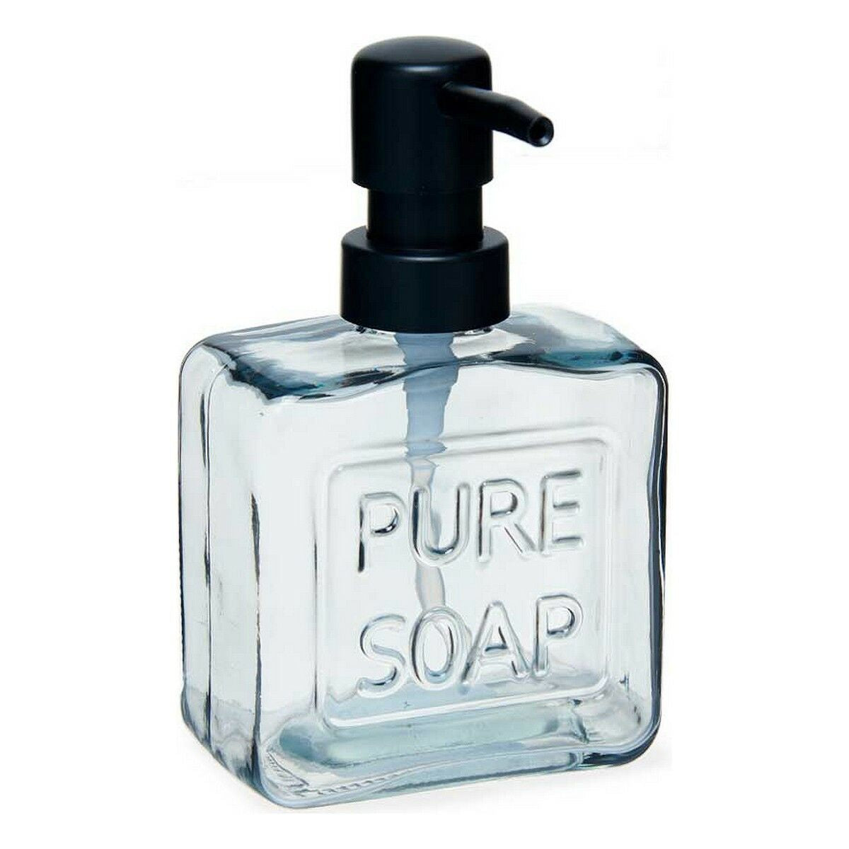 Seifenspender Pure Soap 250 ml Kristall Schwarz Kunststoff (12 Stück)