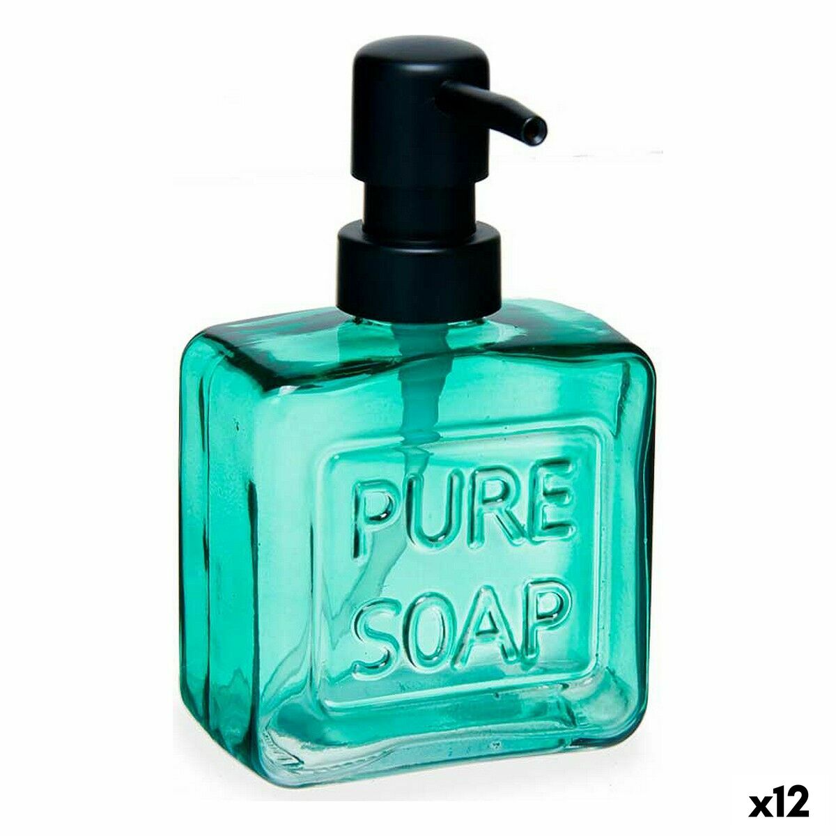 Seifenspender Pure Soap 250 ml Kristall grün Kunststoff (12 Stück)