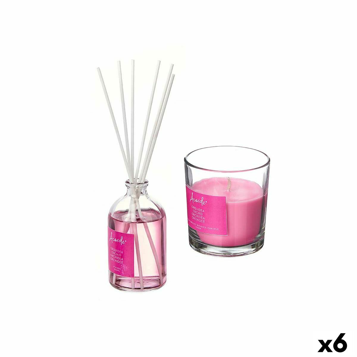 Lufterfrischer-Set 100 ml Orchidee (6 Stück)