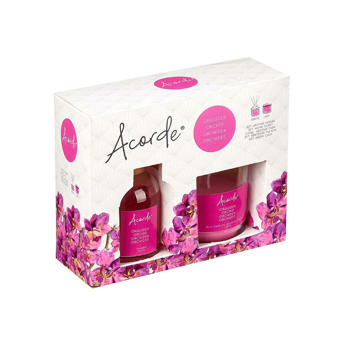 Lufterfrischer-Set 100 ml Orchidee (6 Stück)