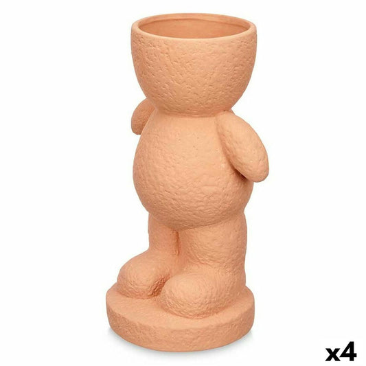 Deko-Figur grün Dolomite 19 x 31 x 15 cm (4 Stück) Vase