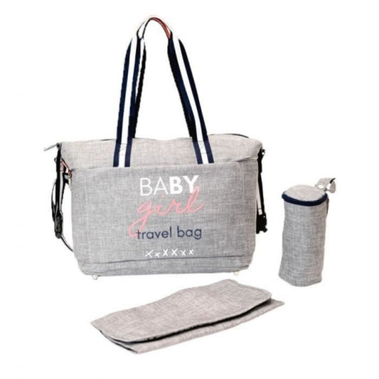 Wickeltasche Baby on Board Grau