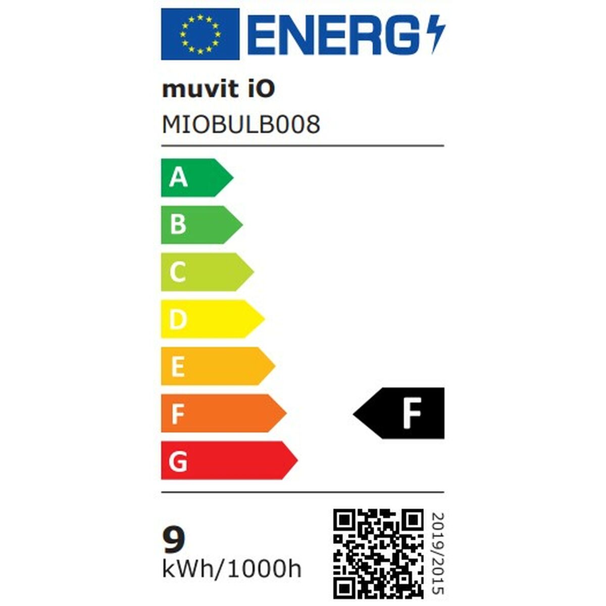 Smart Glühbirne Muvit MIOBULB008 Wi-Fi 80 W 8,5 W E27 LED 2700 K 6500 K 800 lm