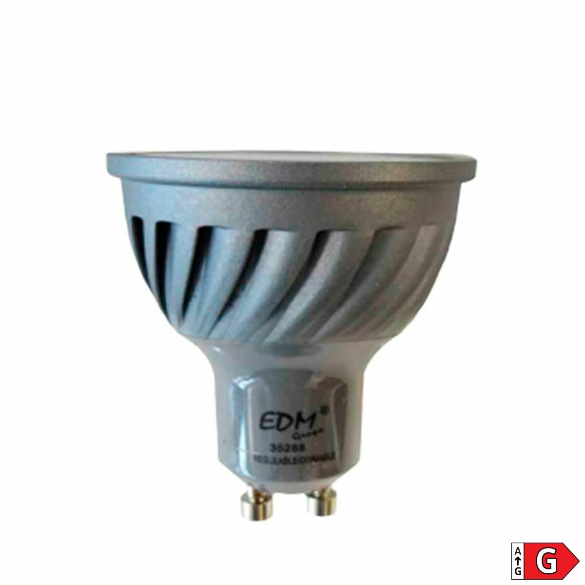 LED-Lampe EDM Einstellbar G 6 W GU10 480 Lm Ø 5 x 5,5 cm (3200 K)