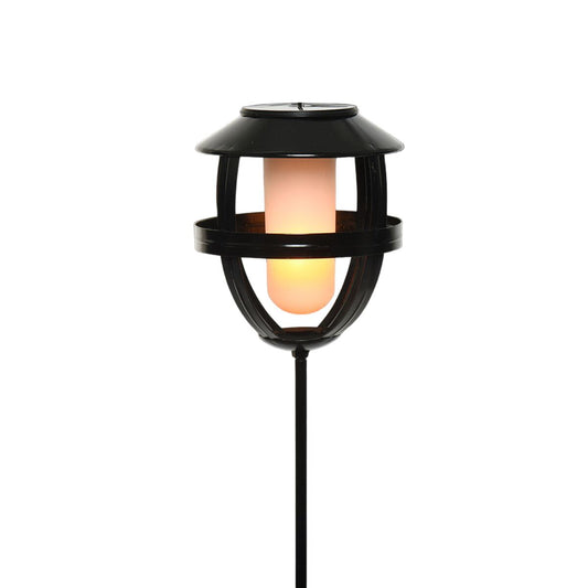 Sonnenlicht Lumineo 898216 Flammeneffekt Fackel Schwarz Eisen 63 cm