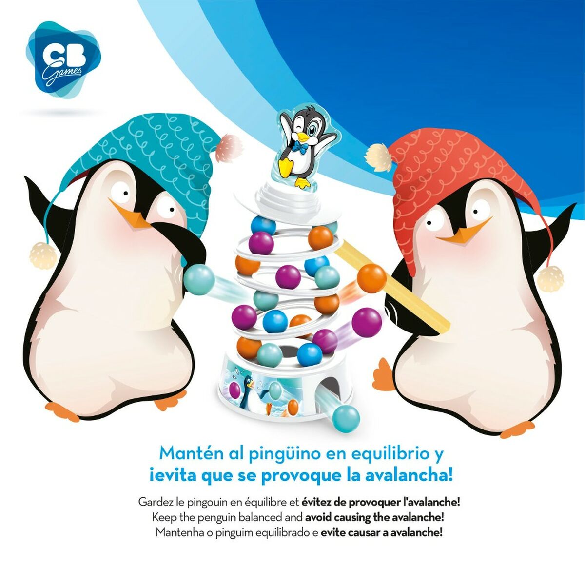 Tischspiel Colorbaby Pinguin (6 Stück)