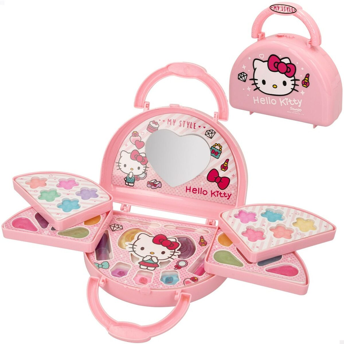 Schminkset für Kinder Hello Kitty 15 x 11,5 x 5,5 cm 6 Stück