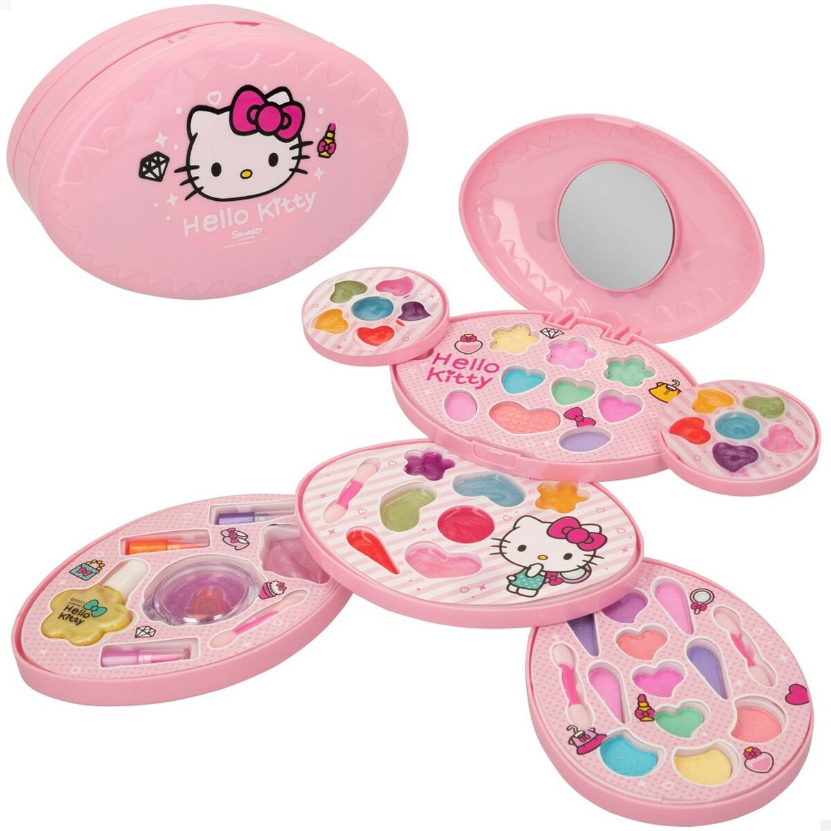 Schminkset für Kinder Hello Kitty 15,5 x 7 x 10,5 cm 6 Stück