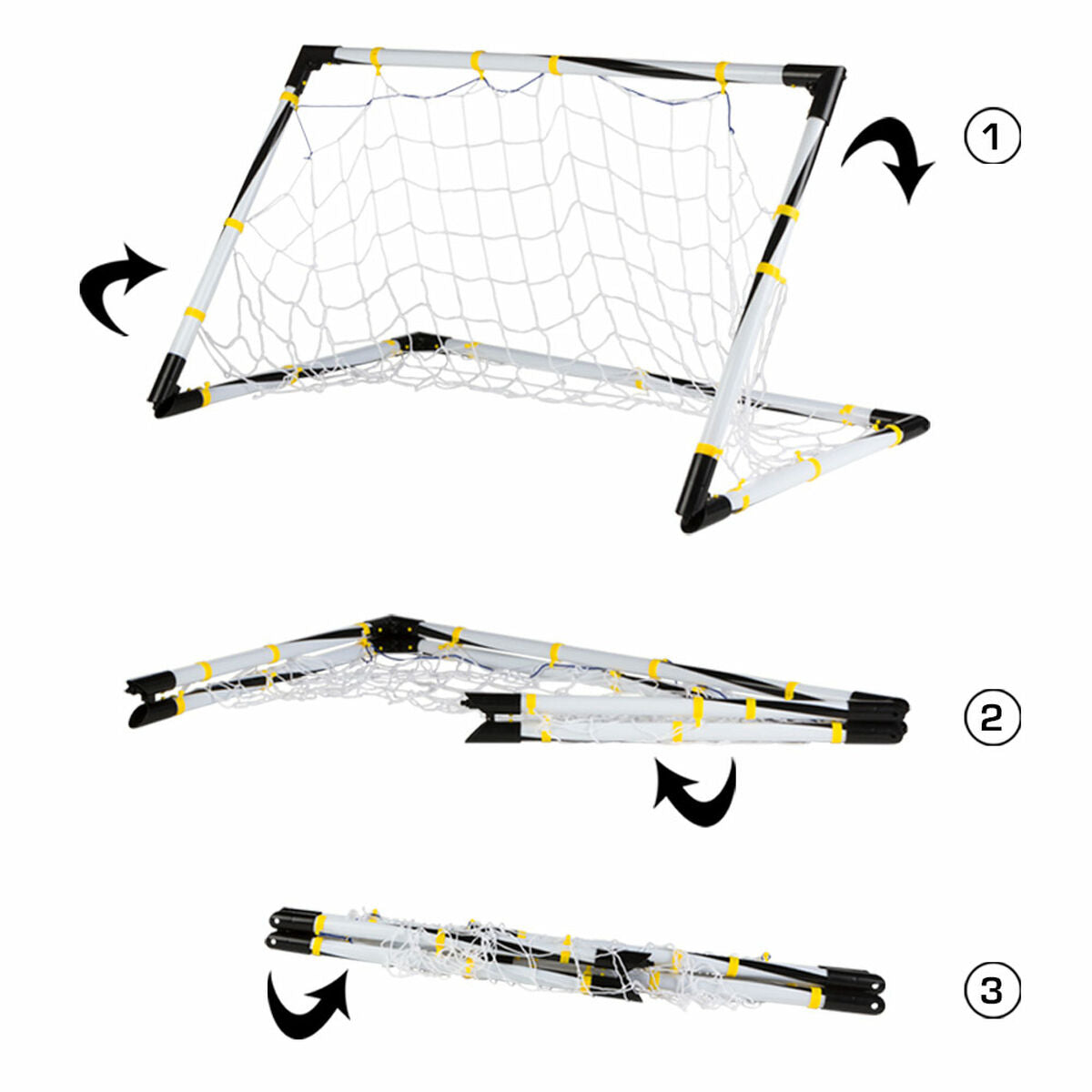 Fussballtor Colorbaby 90 x 59 x 59 cm Biegsam (4 Stück)