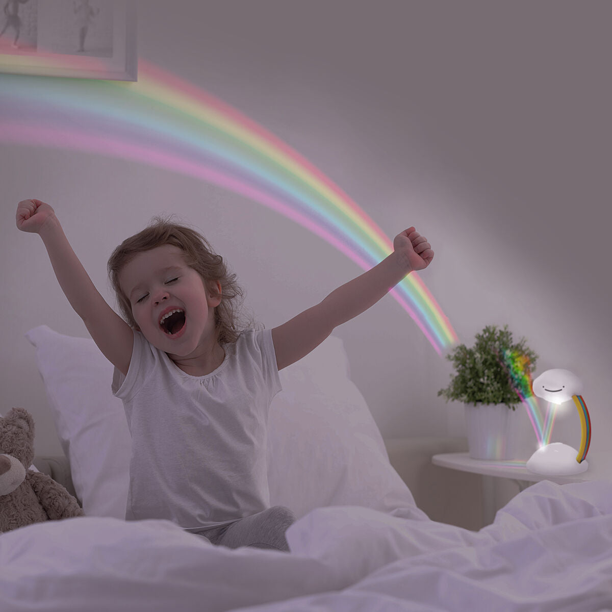 LED-Projektor Regenbogen Wolken Libow InnovaGoods